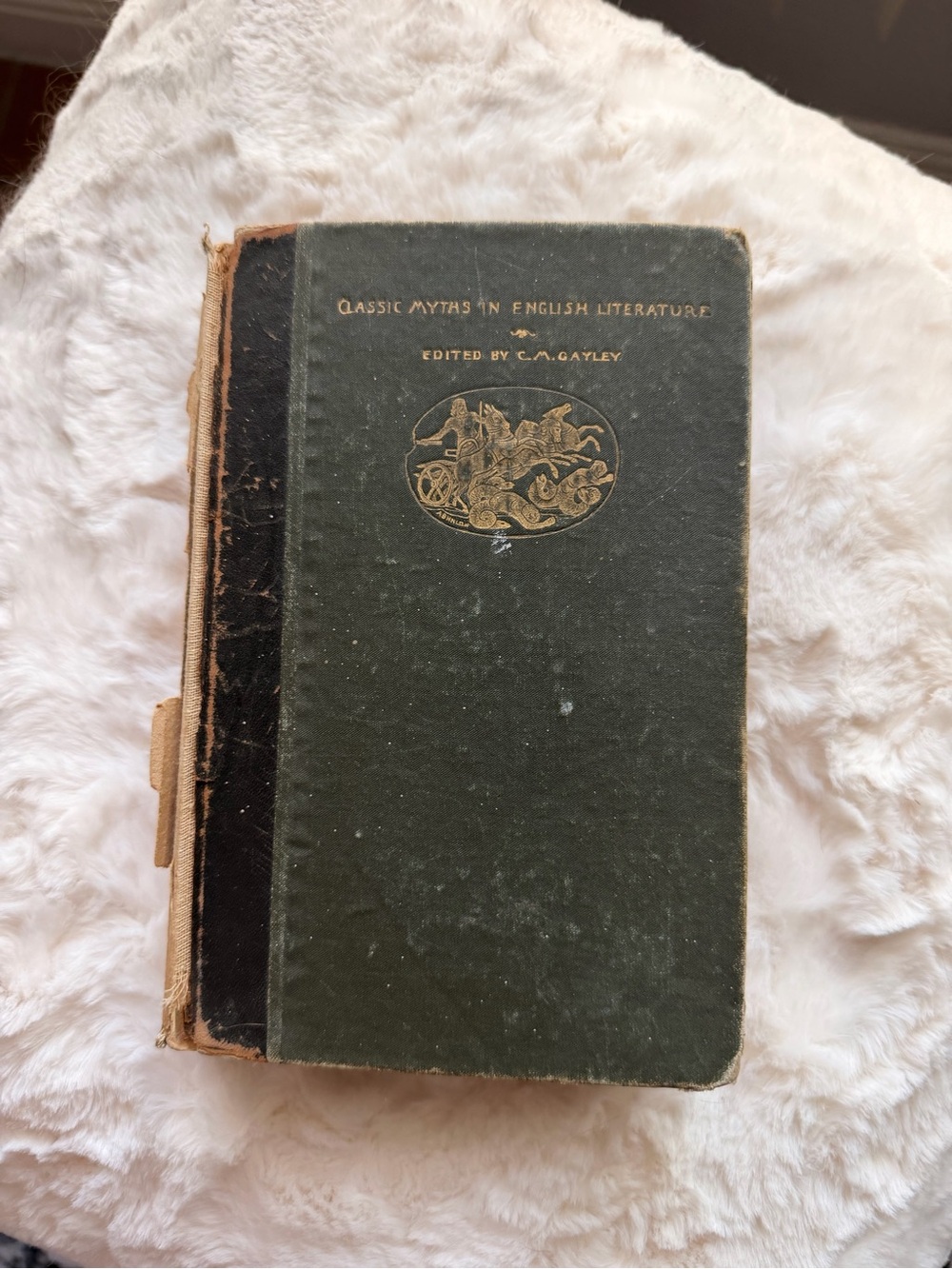 Vintage 1893 Classic Myths in English Literature C.M. Gayley Antique Book